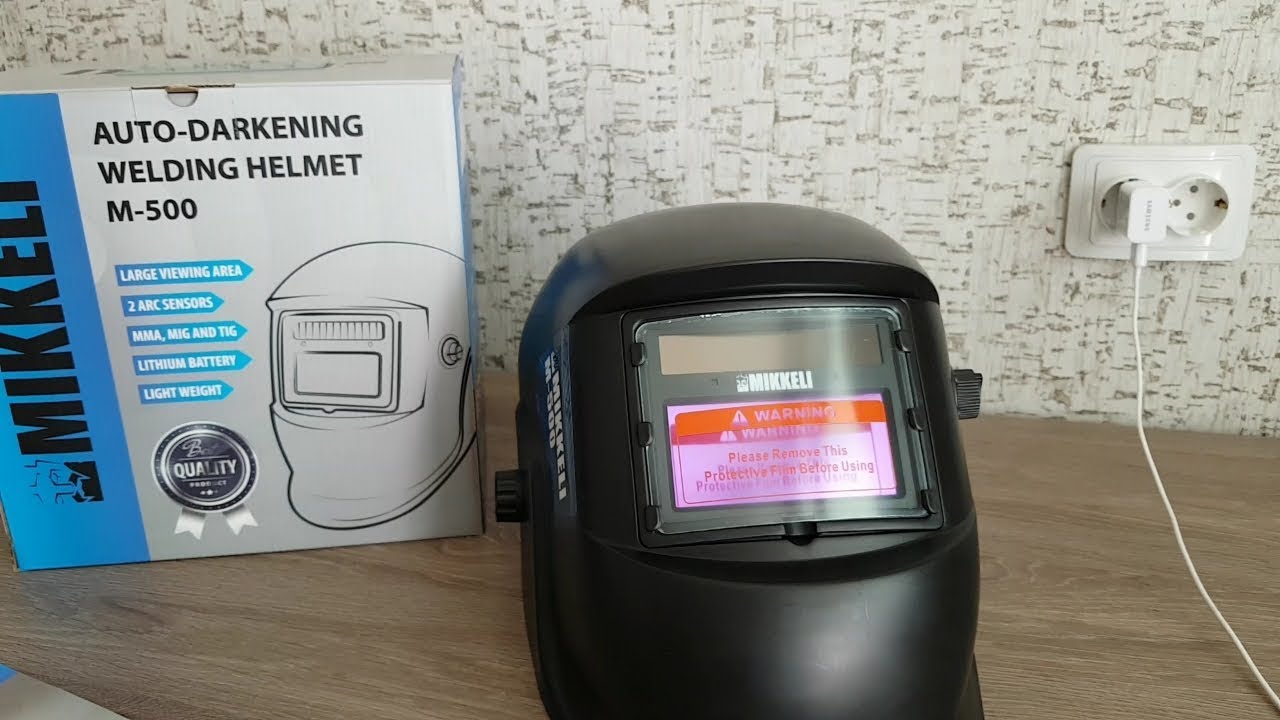 СВАРОЧНАЯ МАСКА MIKKELI M-500. ОБЗОР И ЛИЧНОЕ МНЕНИЕ.