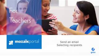 Sending emails to selected recipients - Mozaïk-Portal For Teachers screenshot 5