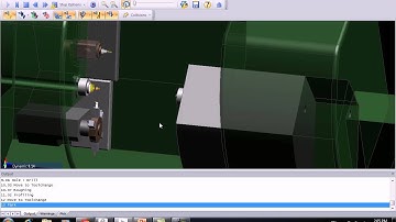CATIA V5R20 TURNING AND MILL 4 AXIS