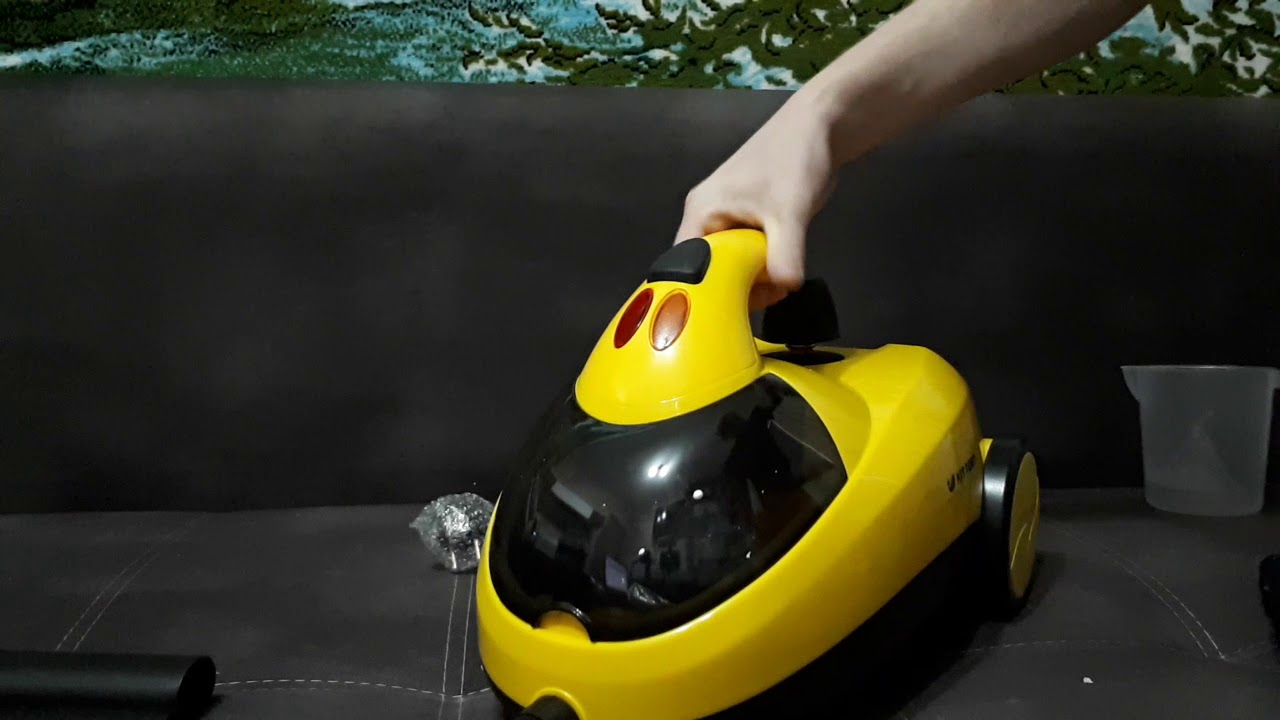 ОНЛАЙН ТРЕЙД.РУ Пароочиститель Kitfort КТ-908-2, жёлтый - YouTube