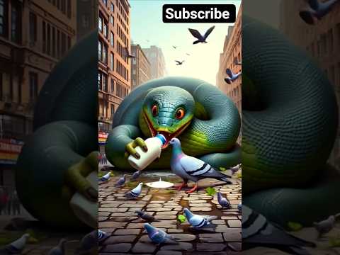 A snake entered