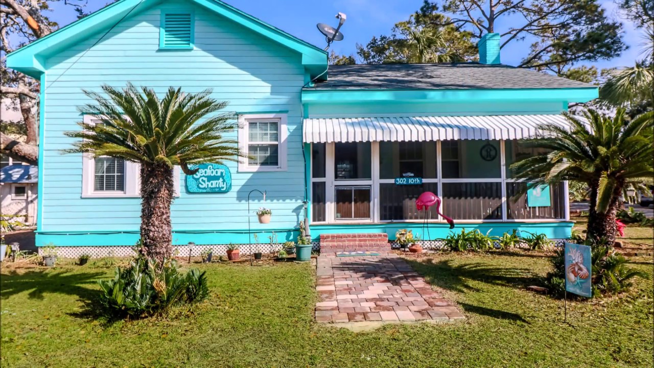 Seafoam Shanty circa 1940 Mermaid Cottages Vacation Rentals Tybee