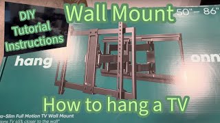 Hang Onn Brand Wall TV Mount | DIY How to Hang a TV | Complete Step-By-Step Tutorial Instructions screenshot 4