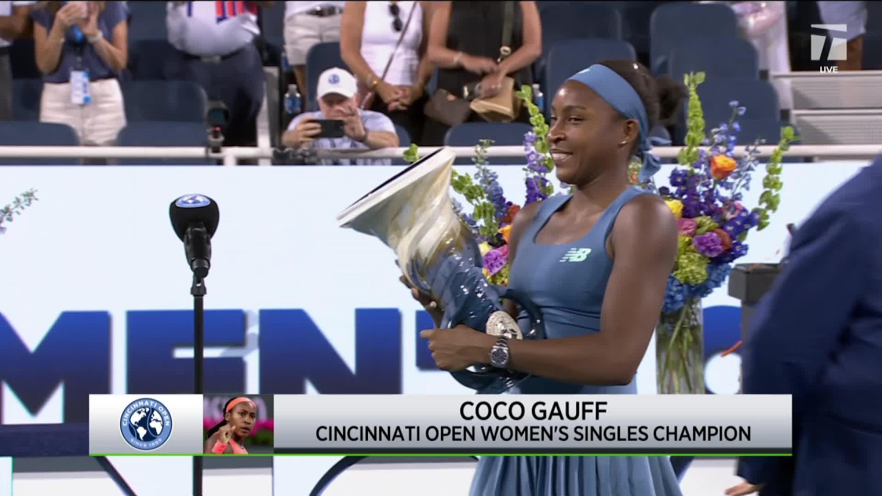 Coco Gauff Champion Speech | 2026 Cincinnati