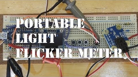 Portable LED Light Flicker Meter