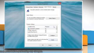 reduce hard disk space used by system restore in windows® 8.1