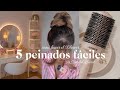 5 PEINADOS EN 5 MINUTOS🎀