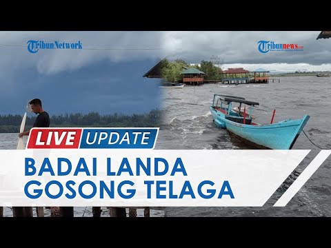 Detik-detik Badai Landa Gosong Telaga Aceh Singkil, Perahu Nelayan Terdorong hingga Area Dangkal