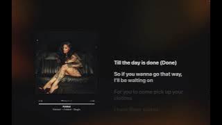 Kehlani - Folded (Lyrics)