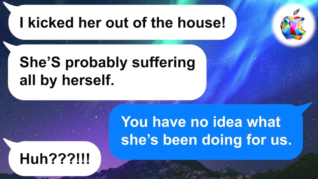 【Apple】My mother-in-law chased me out of the house. But she realizes that she made a huge mistake...