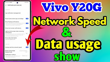How To Show Daily Data Usage Vivo Y20G | Vivo Y20G Show Daily Data Usage