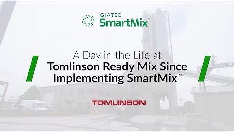 A Day in the Life at Tomlinson Ready Mix Since Implementing SmartMix™