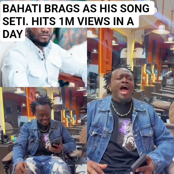 BAHATI BRAGS AS HIS NEW SONG SETI HITS 1M VIEWS IN A DAY - YouTube