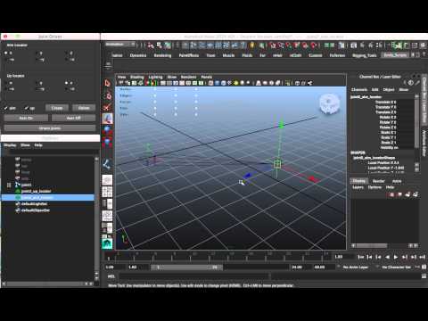 Joint Orient Tool - Maya Script