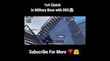 1vs4 Clutch with DBS in Military Base |#shorts