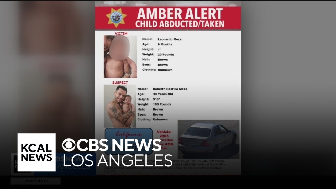 Amber Alert deactivated after 9-month-old baby allegedly abducted from Anaheim found safe