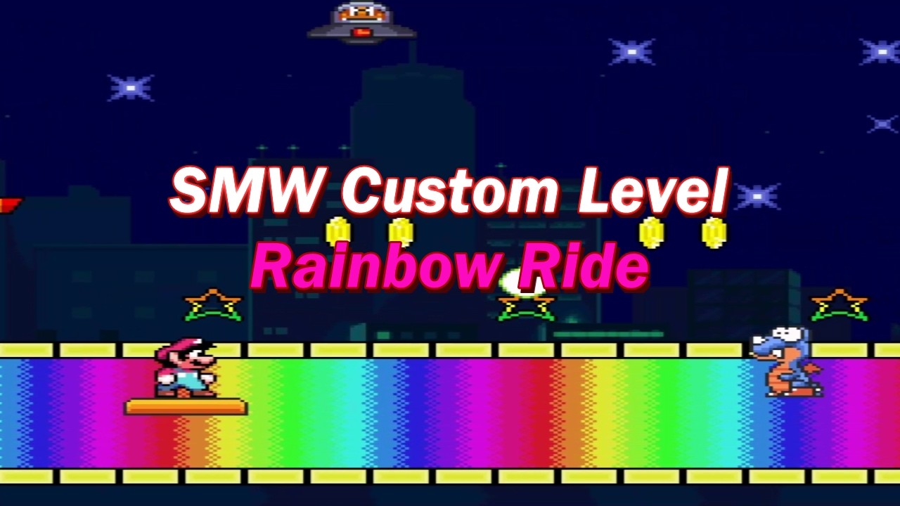 SMW Custom Level - Rainbow Ride - YouTube