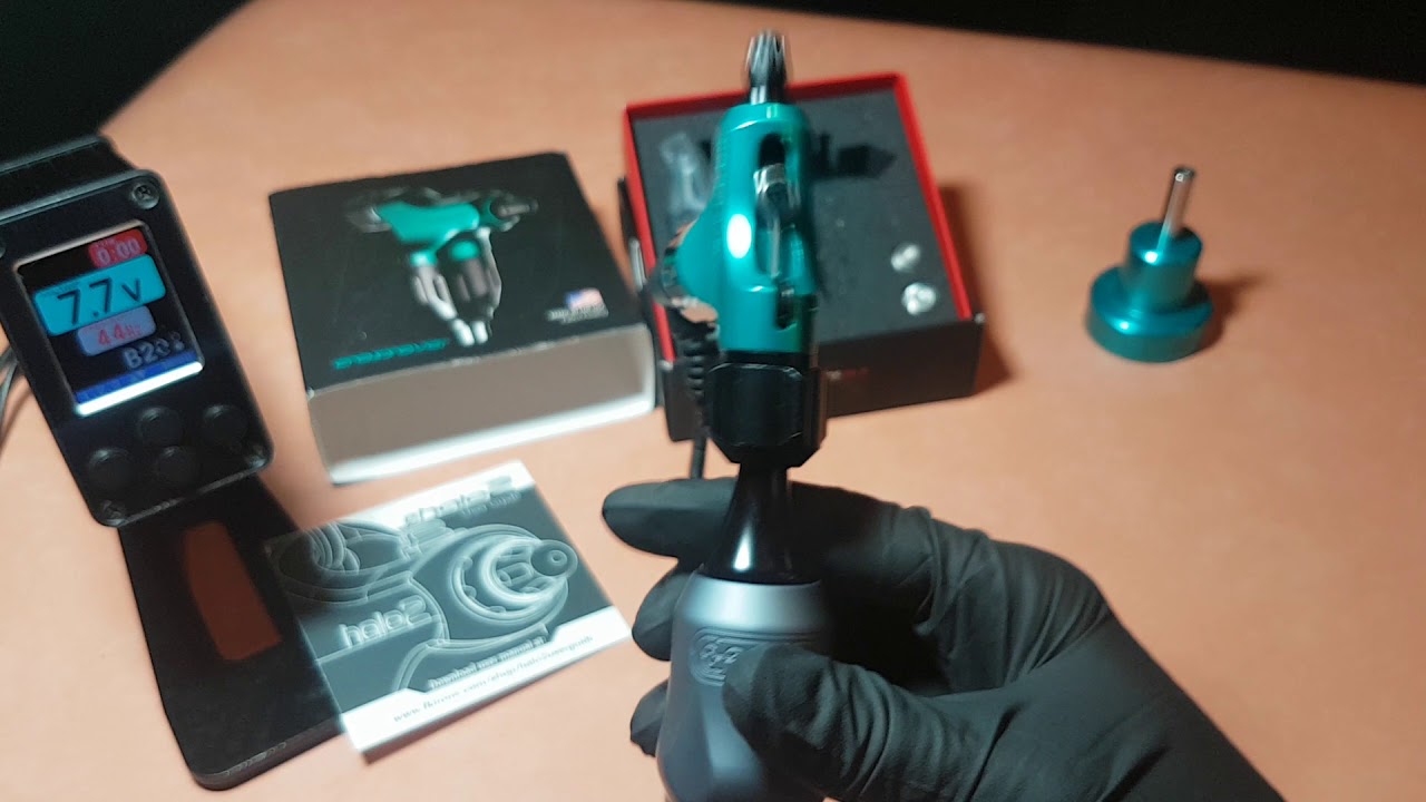 Fonctionnement tattoo machine FK Irons Spektra Halo 2 Crossover YouTube