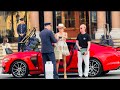 BEAUTIFUL UKRAINIAN LADY ARRIVES at Hotel de Paris IN Monaco #supercars #supercars #fordmustang