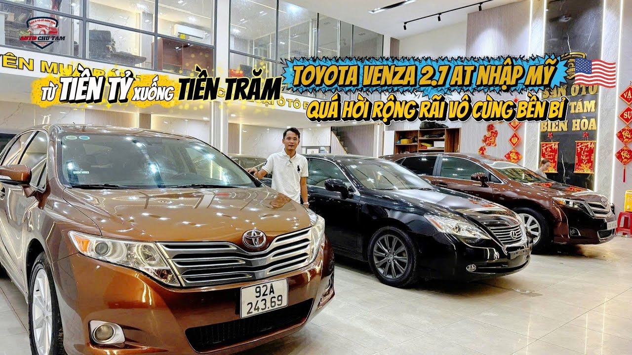 9/3 TỪ TIỀN TỶ GIỜ CÒN TRĂM TOYOTA VENZA AWD 2.7 AT 2010 NHẬP MỸ LEXUS ES350 2009 NHẬP MỸ SIÊU CỌP