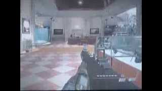 Modern Warfare 2 Museum level Red button AA-12 shotgun both sides