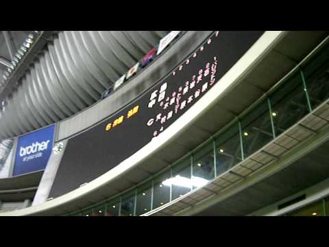 2011.03.17 中日ドラゴンズVS広島東洋カープ inナゴヤドーム オープン戦 3回戦