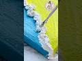 Texture on canvas💙💚 #texturedpainting #satisfying #asmrvideo #texturedartwork #momartist #diycraft