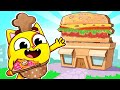 Let’s Play Cafe! ☕ Cardboard Food Adventure | Kids Songs &amp; Nursery Rhymes | Baby Zoo