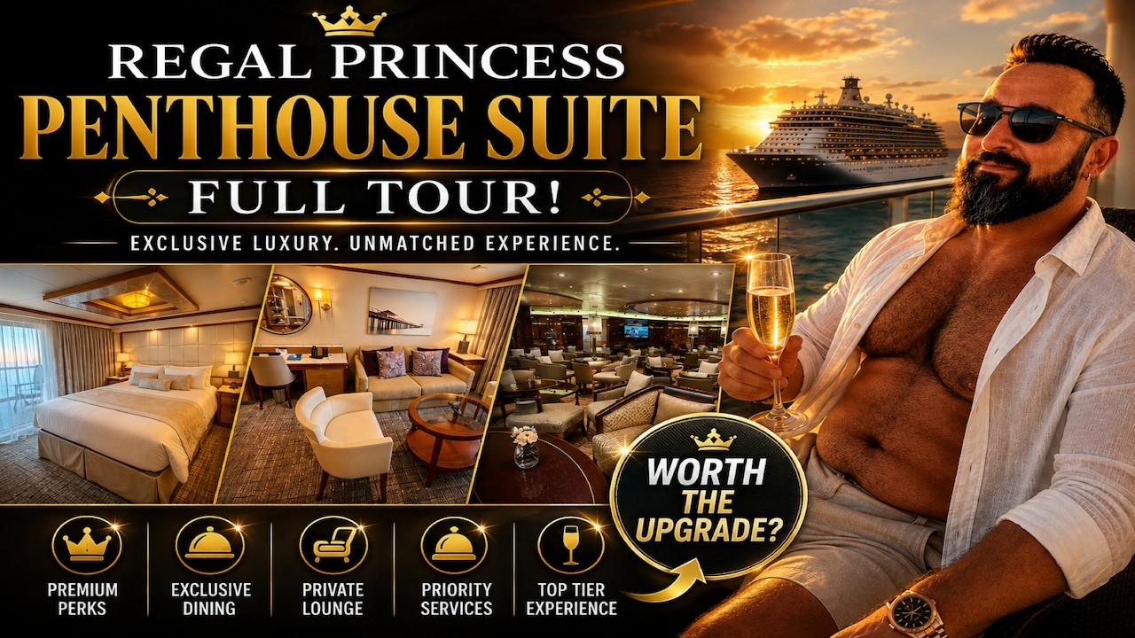 Regal Princess Penthouse Suite Tour | Is a Full Suite Worth It?