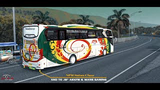 Share Gratis Livery NPM Sutan Class || XHD To JB³ ASxFM & Mans Gaming || Bus Simulator Indonesia.