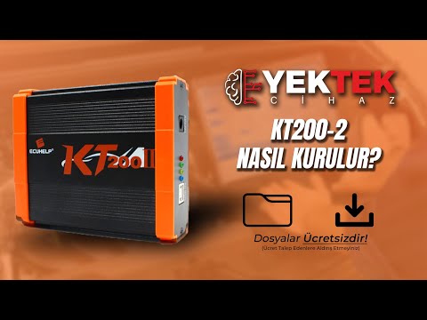 KT200-2 Yazılım Cihazı Nasıl Kurulur? Ücretsiz Dosyalar Sadece www.yektek.com