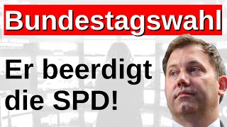 Sonntagsfrage! SPD dramatische Verluste! Klingbeil Richtung 10%! AfD massive Gewinne!