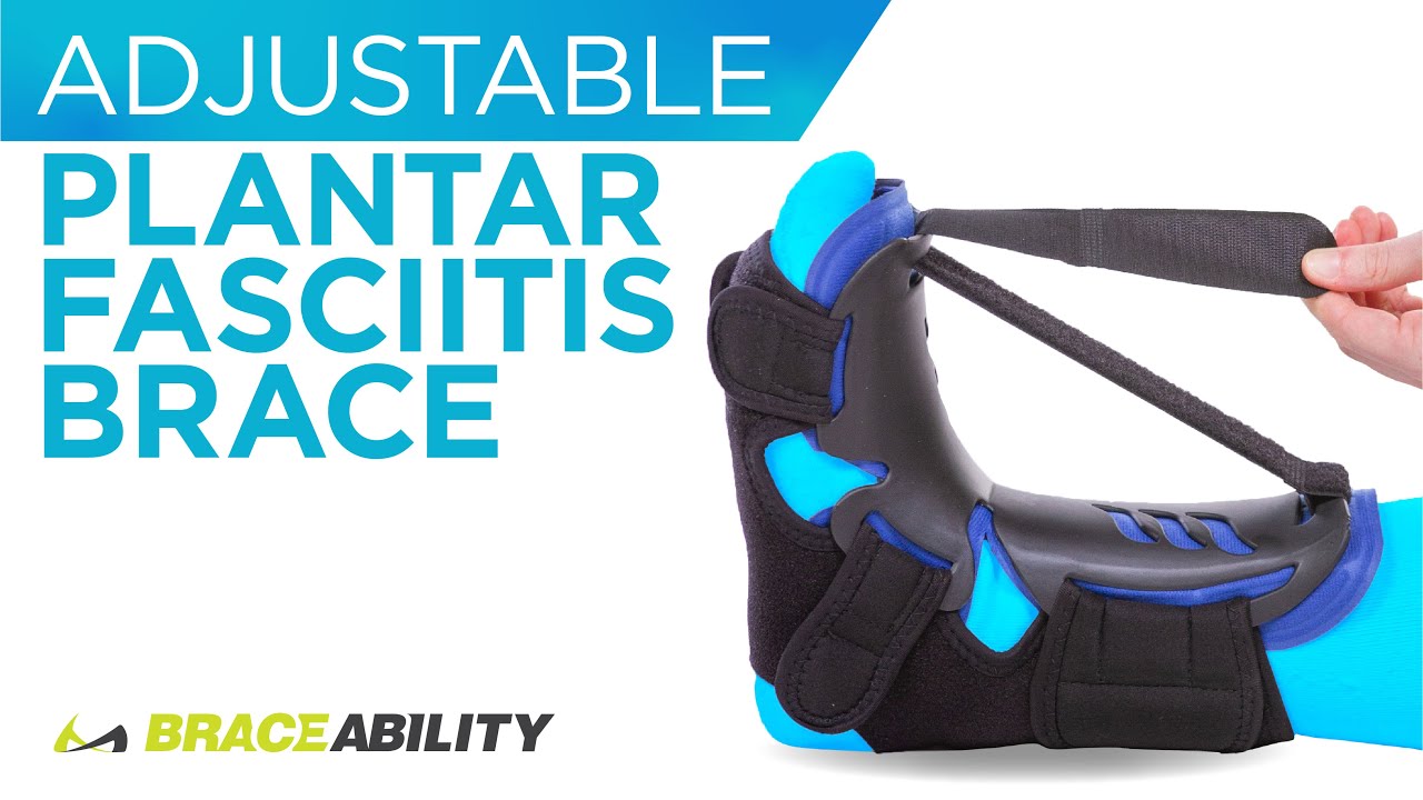 BraceAbility Adjustable Dorsal Night Splint for Plantar Fasciitis