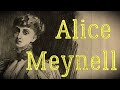 Biographie dalice meynell  pote crivaine et suffragiste anglaise