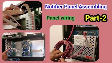 Notifier panel assembling part 2 II  Notifier Alarm Panel Installation Part-2