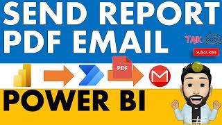 power bi export to pdf and send email using power automate #taik18 (1-13) power bi