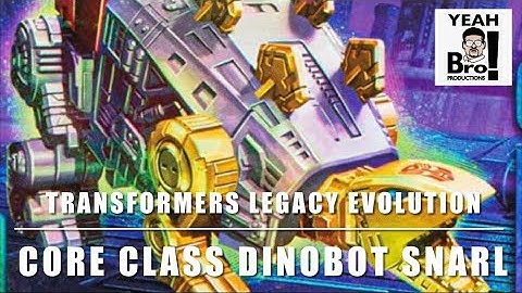 Transformers legacy evolution core class dinobot Snarl 4K video review. Very detailed volcanicus