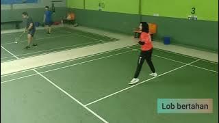Lob Bertahan, Drop shot, Netting