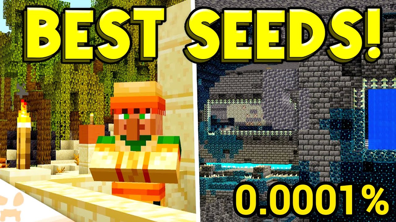 Best seeds for Minecraft pocket edition 😱😱 - YouTube