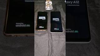 Samsung S10 vs. Samsung #A12 boot up! Android 11 vs. Android 12 #galaxys10 #android12 #shortsvideo