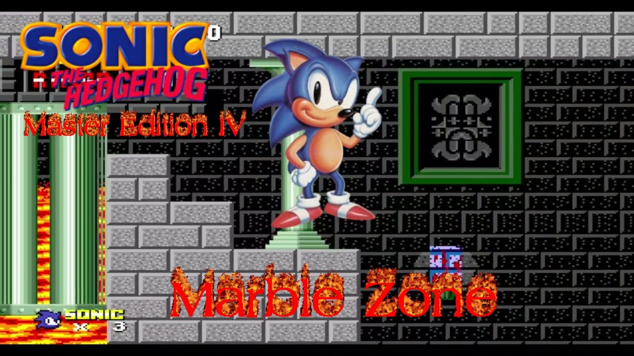 Sonic 1 Master Edition IV Marble Zone Act 1 (Replay)