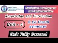 Curriculum development and implementation (unit-4)| B.Ed forth semester #bednotes #bedsyllabus 