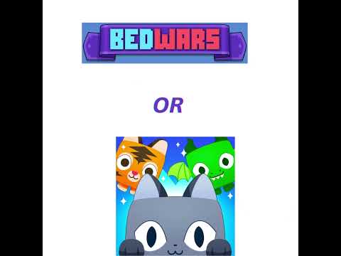 FIRST VIDEO ON ROBLOX BEDWARS OR PET SIM X