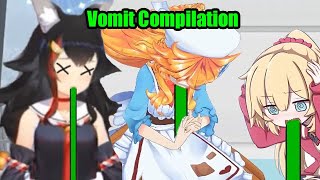 【Vtuber】Vomit Compilation ft. Mio, Haachama and Gibara