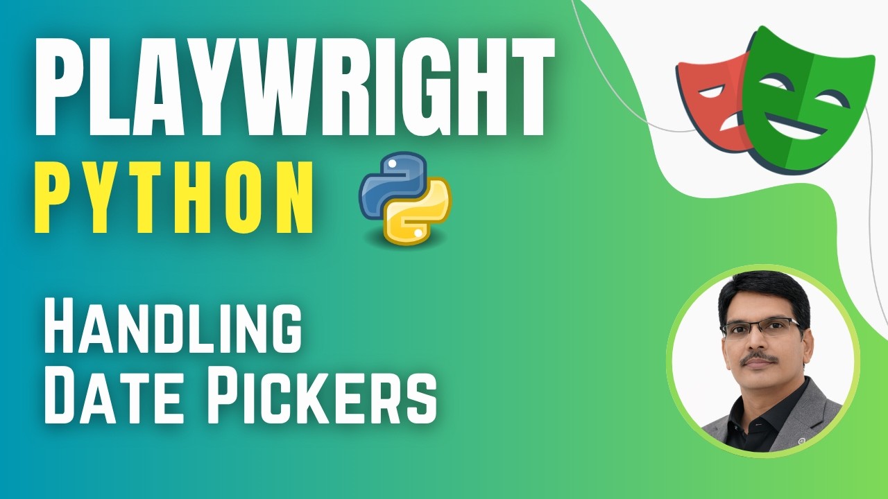 Playwright with Python & Pytest | Handling Date Pickers ( Session 10)