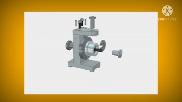 Indexing Drill Jig Mechanism in 3D Animation