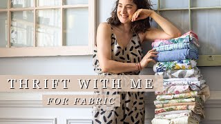 Thrift with Me for Fabric  Ep. 2