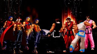 [KOF Mugen] Memorial | K9999 vs Kim [ 4vs4 ]