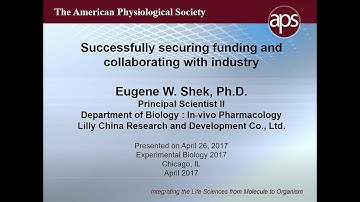 Securing Funding & Collaborating w/ Industry – 2017 Trainee Symp Pt 2