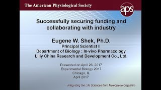 Securing Funding & Collaborating w/ Industry – 2017 Trainee Symp Pt 2